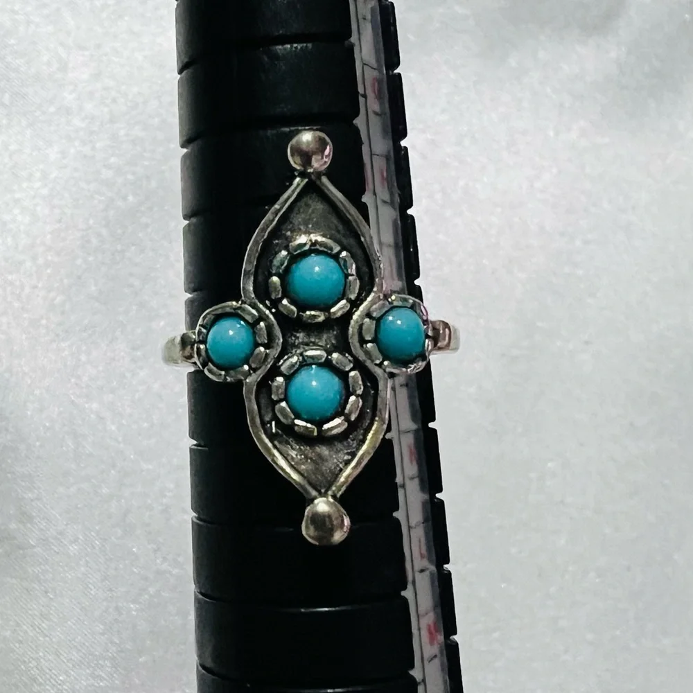 New Silver and Turquoise Ring